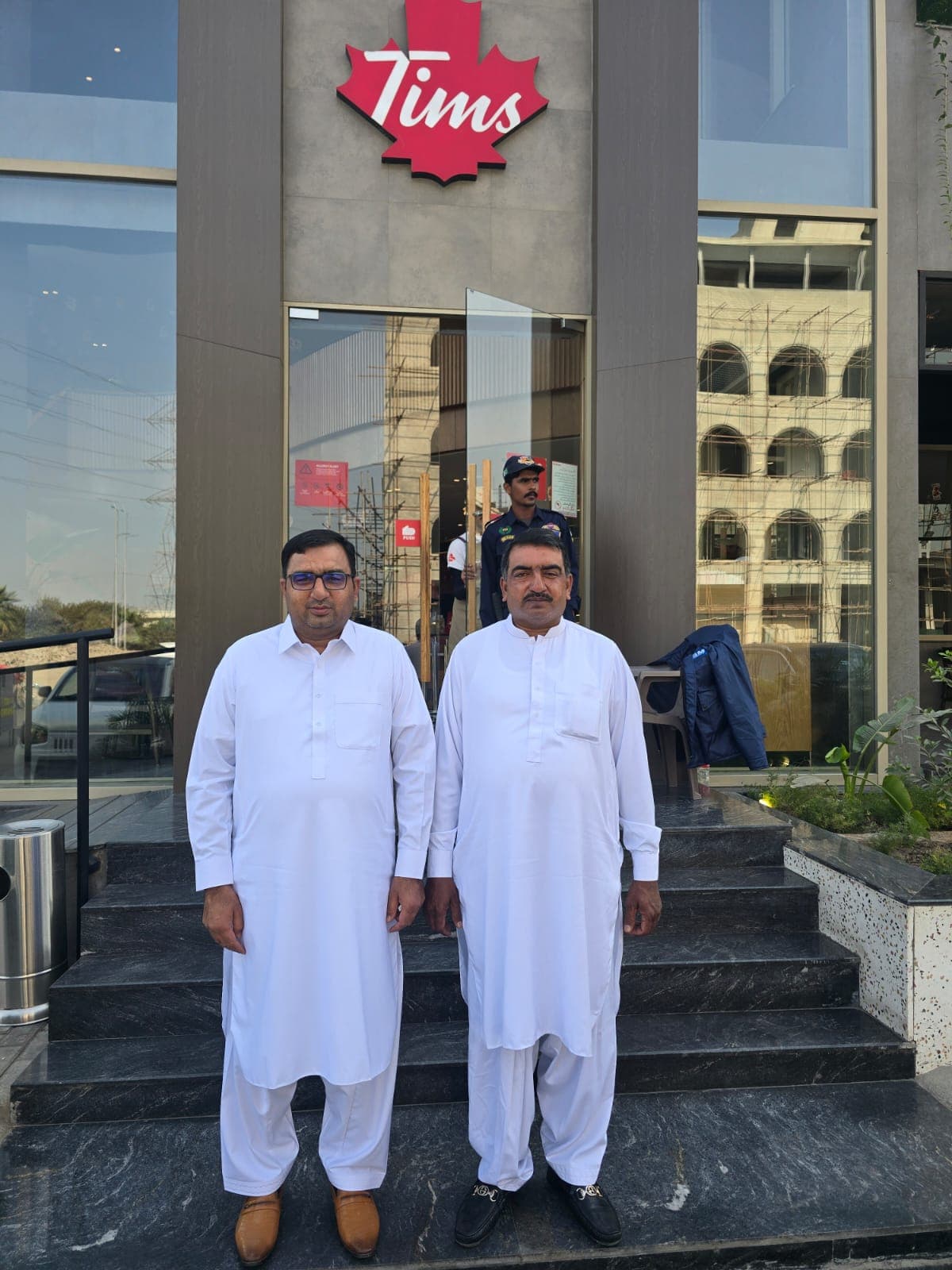 Ch. Abdul Ijaz (right) with a business associate